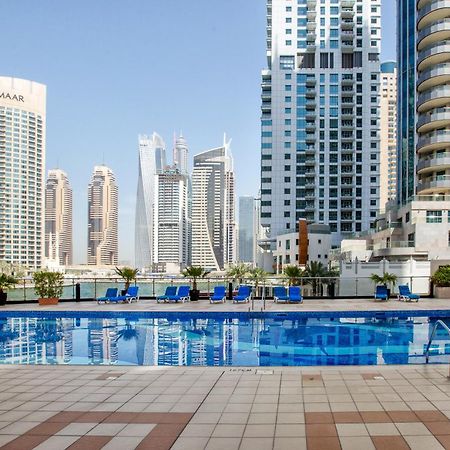 Ferienwohnung Stylish 2Bd With Great View In Marina View Tower Dubai Exterior foto