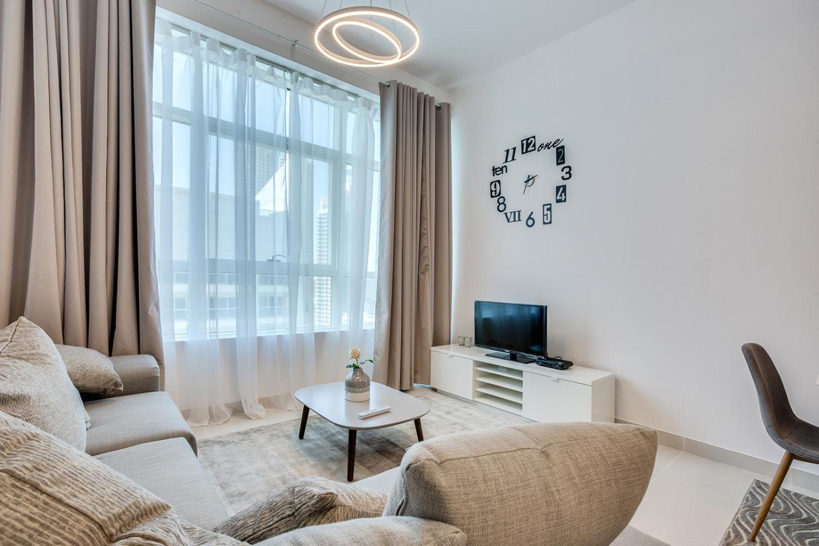 Ferienwohnung Stylish 2Bd With Great View In Marina View Tower Dubai Exterior foto