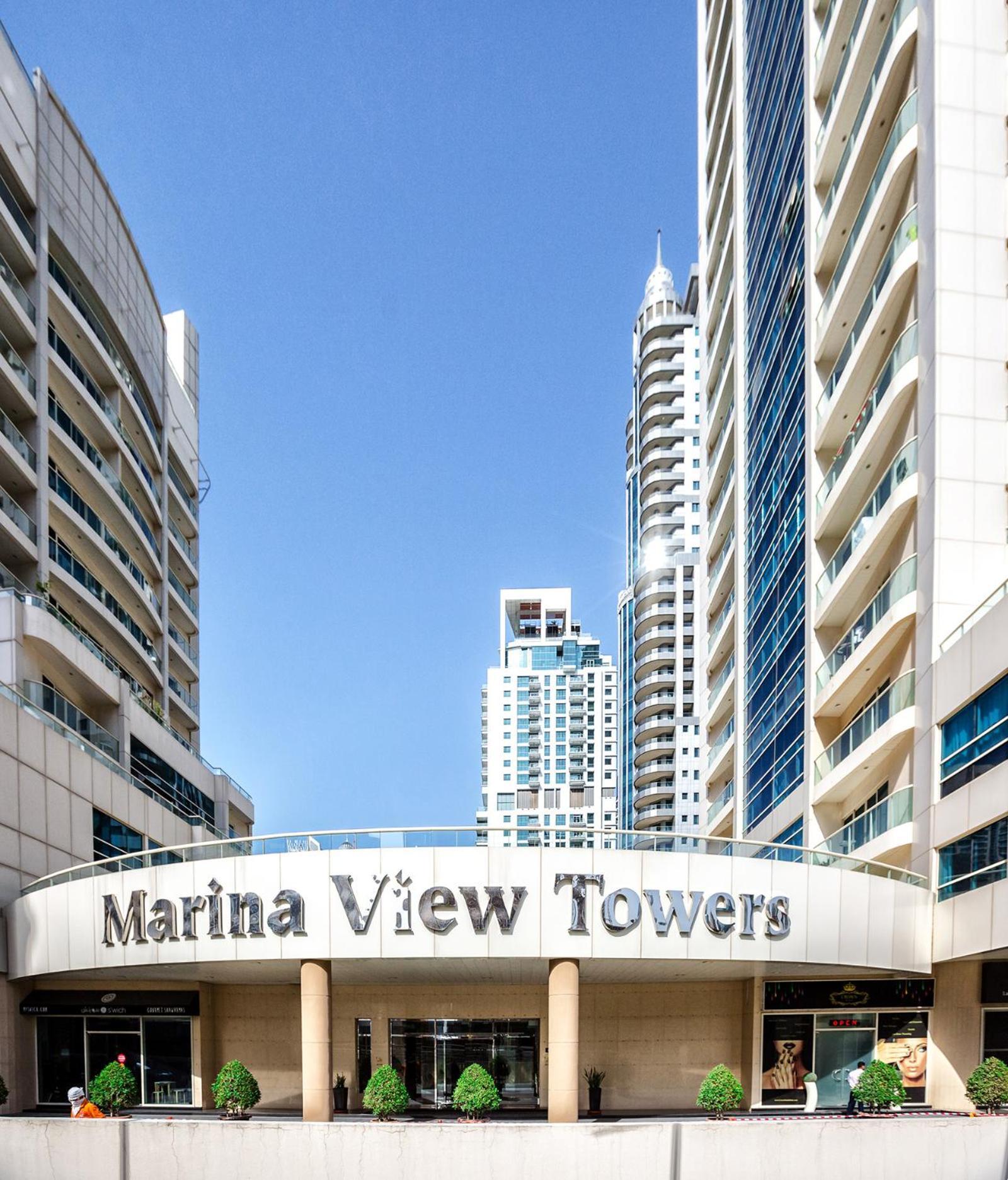 Ferienwohnung Stylish 2Bd With Great View In Marina View Tower Dubai Exterior foto